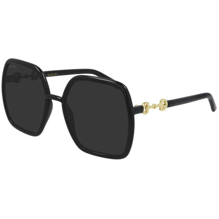 Gucci Women's Sunglasses - Full Rim Black Plastic Square Shape Frame | GG0890S 001 ,