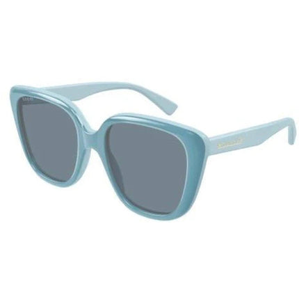 Gucci Women's Sunglasses - Full Rim Blue Acetate Square Shape Frame | GG1169S 004 ,