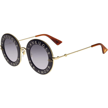 Gucci Women's Sunglasses - Full Rim Frame Gradient Grey Nylon Lens | GG0113S 001 ,