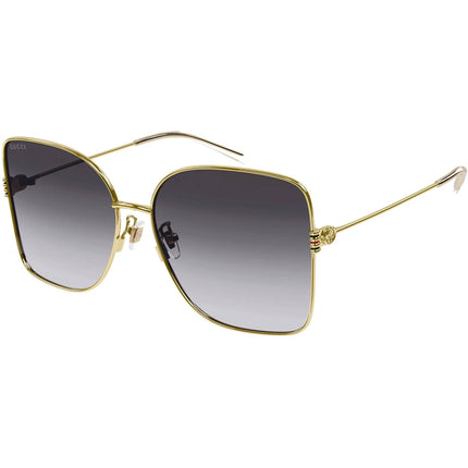 Gucci Women's Sunglasses - Full Rim Gold Metal Butterfly | GG1282SA ASIAN FIT 002 ,