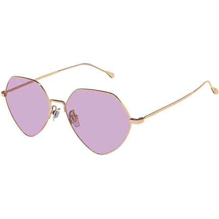 Gucci Women's Sunglasses - Full Rim Gold Metal Geometric Shape Frame | GG1182S 004 ,
