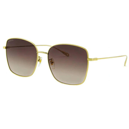 Gucci Women's Sunglasses - Full Rim Gold Metal Square Shaped Frame | GG1030SK 002 ,