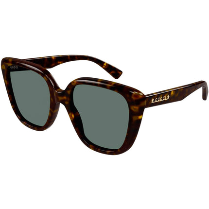 Gucci Women's Sunglasses - Full Rim Havana Acetate Cat Eye Shape Frame | GG1169S 003 ,