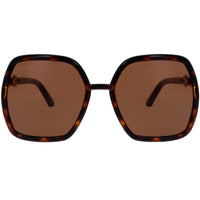 Gucci Women's Sunglasses - Full Rim Havana Plastic Square Shape Frame | GG0890S 002 ,