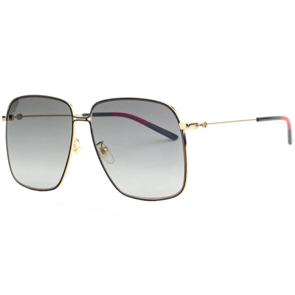 Gucci Women's Sunglasses - Gradient Grey Nylon Lens Oversized Frame | GG0394S 001 ,