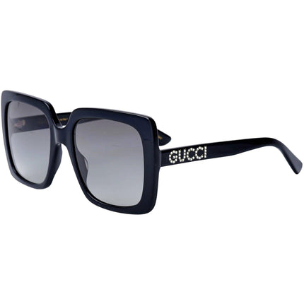 Gucci Women's Sunglasses - Gradient Lens Black Acetate Square Frame | GG0418S 001 ,