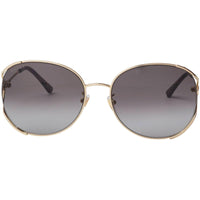 Gucci Women's Sunglasses - Gradient Lens Gold/Havana Oval Shape Frame | GG0650SK 002 ,