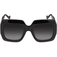 Gucci Women's Sunglasses - Gradient Lens Shiny Black Plastic Frame | GG1022S 006 ,