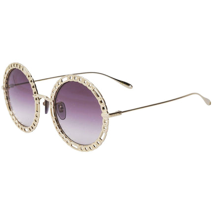 Gucci Women's Sunglasses - Gradient Violet Nylon Lens Gold Metal Frame | GG1113S 002 ,