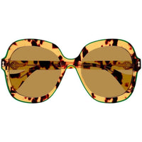 Gucci Women's Sunglasses - Havana Plastic Butterfly Frame Brown Lens | GG1240S 003 ,