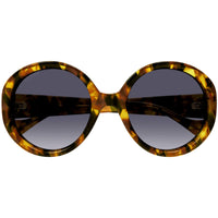 Gucci Women's Sunglasses - Havana Plastic Round Shape Frame Grey Lens | GG1256S 004 ,