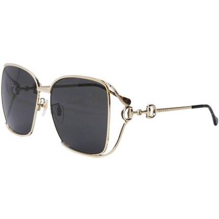 Gucci Women's Sunglasses - Plastic Lens Full Rim Metal Square Frame | GG1020S 002 ,