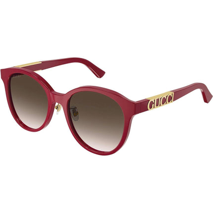Gucci Women's Sunglasses - Red Cat Eye Shape Frame Brown Gradient Lens | GG1191SK 004 ,