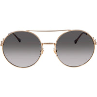 Gucci Women's Sunglasses - Shiny Endura Gold and Havana Pilot Frame | GG0878S 001 ,