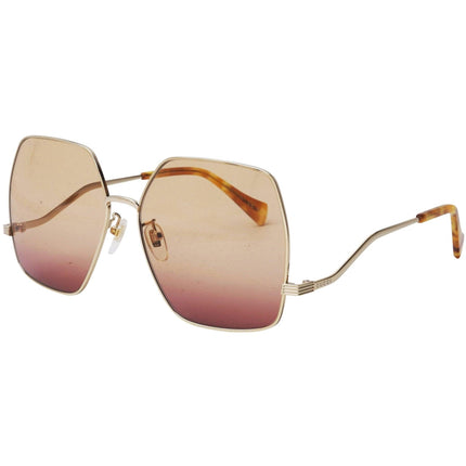 Gucci Women's Sunglasses - Shiny Gold Metal Frame Plastic Lens | GG1005S-30011756003 ,
