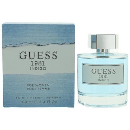 Guess 1981 Indigo by Guess, 3.4 oz Eau De Toilette Spray for Women ,