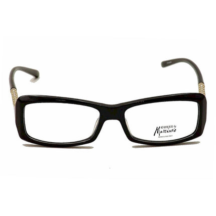 Guess By Marciano Women's Eyeglasses - Black Full Rim Rectangular Frame | GM0162 0162 BLK ,