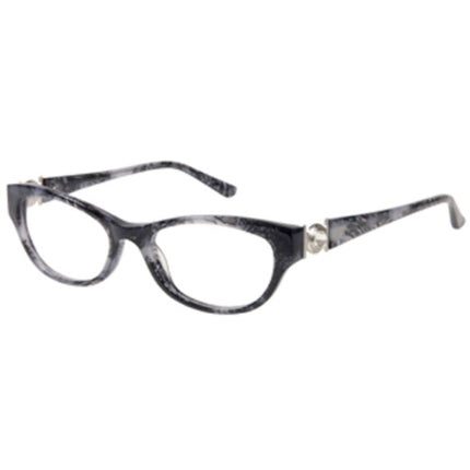 Guess By Marciano Women's Eyeglasses - Full Rim Grey Plastic Frame | GM0196 0196 GRY ,