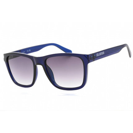 Guess Factory Men's Sunglasses - Crystal Blue Plastic Frame Blue Lens | GF0254 90B ,