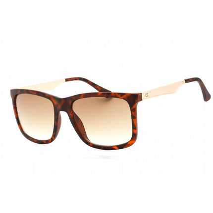 Guess Factory Men's Sunglasses - Dark Havana Frame Gradient Brown Lens | GF0171 52F ,