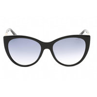 Guess Factory Men's Sunglasses - Full Rim Shiny Black Plastic Cat Eye | GF6069 01B ,