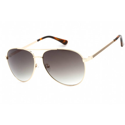 Guess Factory Men's Sunglasses - Gold Aviator Frame Gradient Green Lens | GF0251 32P ,