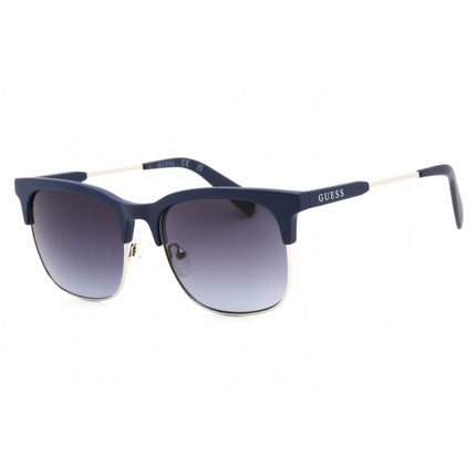 Guess Factory Men's Sunglasses - Gradient Blue Lens Rectangular Frame | GF0225 91W ,