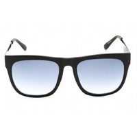Guess Factory Men's Sunglasses - Matte Black Frame Gradient Blue Lens | GF0188 02W ,