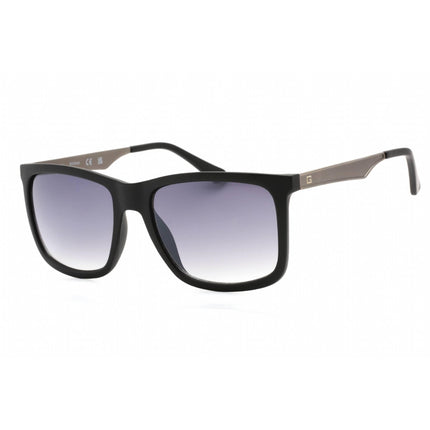 Guess Factory Men's Sunglasses - Matte Black Frame Gradient Smoke Lens | GF0171 02B ,