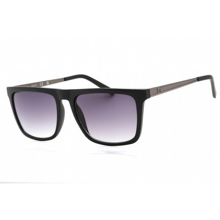 Guess Factory Men's Sunglasses - Matte Black Rectangular Plastic Frame | GF0176 02B ,