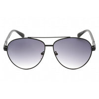 Guess Factory Men's Sunglasses - Shiny Black Frame Gradient Smoke Lens | GF0221 01B ,