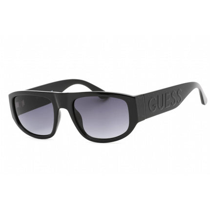 Guess Factory Men's Sunglasses - Shiny Black Plastic Rectangular Frame | GF5107 01B ,