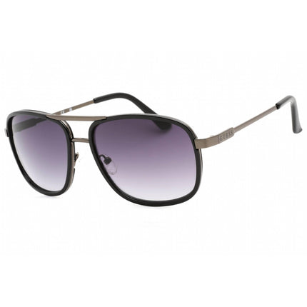 Guess Factory Men's Sunglasses - Shiny Black Rectangular Plastic Frame | GF0216 01B ,