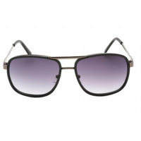 Guess Factory Men's Sunglasses - Shiny Black Rectangular Plastic Frame | GF0216 01B ,