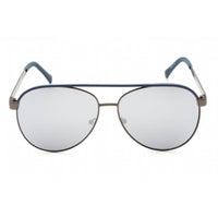 Guess Factory Men's Sunglasses - Shiny Gunmetal Frame Smoke Mirror Lens | GF0172 08C ,