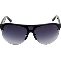 Guess Factory Unisex Sunglasses - Gradient Grey Plastic Lens Black Frame | GF5066 01B ,
