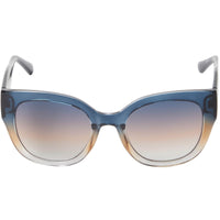 Guess Factory Unisex Sunglasses - Gradient Lens Blue and Clear Frame | GF6154 92F ,