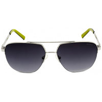 Guess Factory Unisex Sunglasses - Grey Plastic Lens Silver Metal Frame | GF5065 10B ,