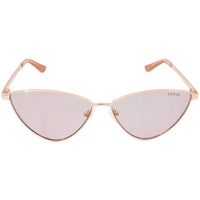 Guess Factory Women's Sunglasses - Bordeaux Lens Shiny Rose Gold Frame | GF6095 28T ,