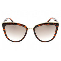 Guess Factory Women's Sunglasses - Dark Havana Frame Gradient Brown Lens | GF0313 52F ,