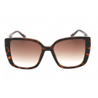Guess Factory Women's Sunglasses - Dark Havana Frame Gradient Brown Lens | GF0427 52F ,