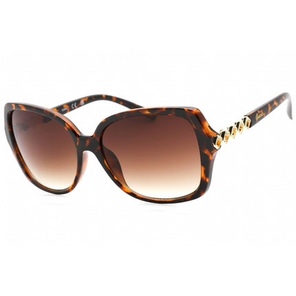 Guess Factory Women's Sunglasses - Dark Havana Oversized Plastic Frame | GF0413 52F ,