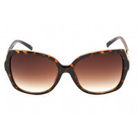 Guess Factory Women's Sunglasses - Dark Havana Oversized Plastic Frame | GF0413 52F ,