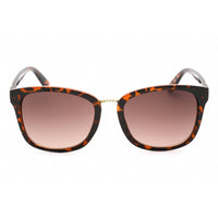 Guess Factory Women's Sunglasses - Dark Havana Rectangular Plastic Frame | GF0327 52F ,