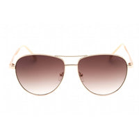 Guess Factory Women's Sunglasses - Full Rim Gold Metal Aviator Frame | GF6157 32F ,