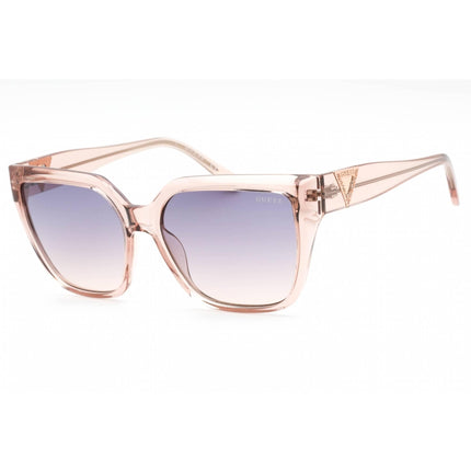 Guess Factory Women's Sunglasses - Full Rim Shiny Pink Plastic Square | GF6184 72W ,