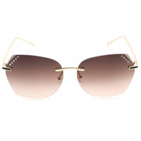 Guess Factory Women's Sunglasses - Gold Metal Frame Gradient Brown Lens | GF0384 32F ,