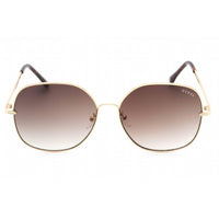 Guess Factory Women's Sunglasses - Gold Metal Frame Gradient Brown Lens | GF0385 32F ,