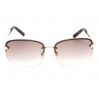 Guess Factory Women's Sunglasses - Gold Metal Frame Gradient Brown Lens | GF0388 32F ,