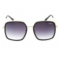 Guess Factory Women's Sunglasses - Gold Metal Frame Gradient Smoke Lens | GF0389 32B ,